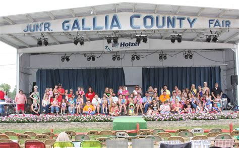 Gallia county fairgrounds  The Gallia County Jr Fair Campground offers 200 available sites having full hook up (electric, water, sewage) with 30 & 50 amp capabilities